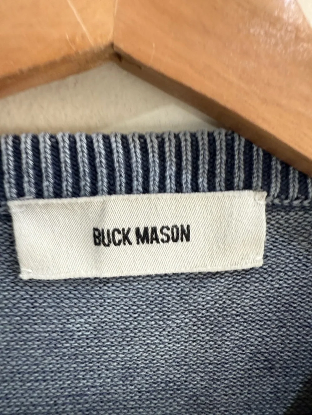Buck Mason Light Blue Crewneck Sweater